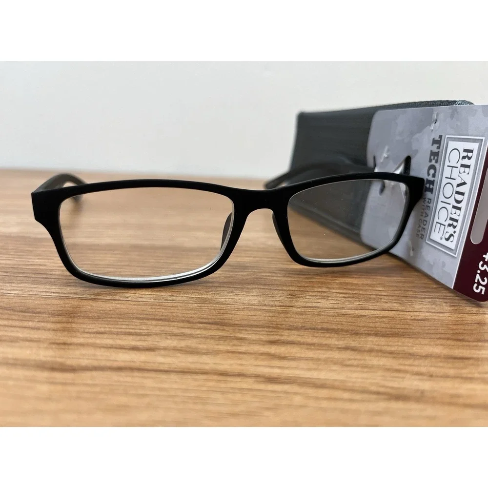 Reader's‎ Choice Tech Reading Glasses Tyler +3.25 with Case Foster Grant NEW